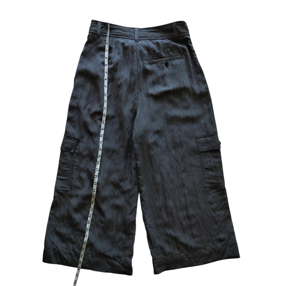 Madewell Women's Thunder Cloud The Harlow Wide Leg Cargo Pants Size 6 - Picture 9 of 13
